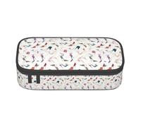 BKDODKS Estuche multifuncional con estampado de zapatos de tacón alto, bolsa de almacenamiento de papelería, suministros favoritos para adultos