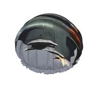 BKDODKS Gorro de ducha con estampado Jet Fighter para mujer, ligero, reutilizable, suave, impermeable, a prueba de fugas, color negro