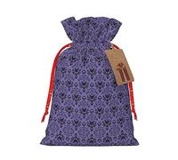 BKDODKS Haunted Mansion - Bolsas de regalo de Navidad con cinta para embalaje de dulces y fiestas de Navidad