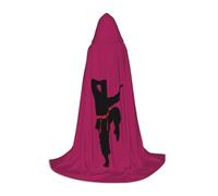 BKDODKS Karate Men - Capa con capucha unisex para cosplay, gótico, renacentista y más
