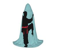 BKDODKS Karate Men - Capa con capucha unisex para cosplay, gótico, renacentista y más