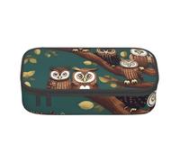 BKDODKS Magic Owel Print - Estuche multifuncional para lápices, bolsa de almacenamiento para artículos de papelería, suministros favoritos para adultos