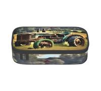 BKDODKS Old Tractor Photo Farm Print - Estuche multifuncional para lápices, artículos de papelería, bolsa de almacenamiento, suministros favoritos para adultos