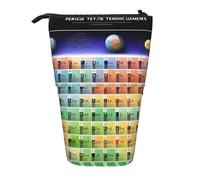 BKDODKS Periodic table of elements - Estuche telescópico para lápices, papelería, cosméticos