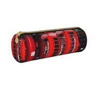 BKDODKS Phone Booth London Street Print - Estuche de piel para adultos, para hombres y mujeres, con cremallera, ligero