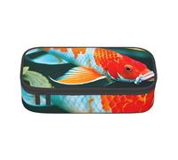 BKDODKS Pretty Koi - Estuche multifuncional con estampado de peces koi, bolsa de almacenamiento, suministros favoritos para adultos