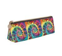 Bkdogkt Bailando Acción de Gracias Oso Impresión Simple Estuche Triángulo Bolsa Para Plumas Maquillaje Arte Suministros Diarios, Blanco, Talla Única, Blanco 1, One size
