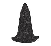 Bkdogkt Capa versátil con capucha con estampado de constelación de adivinación estrellada para Halloween, decoración de fiesta temática de carnaval, disfraces de bruja
