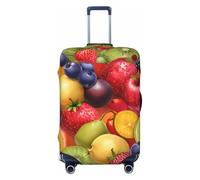 Bkdogkt Fruit Rainbow Print - Funda de veliz personalizada para viajes y negocios, Negro -, X-large