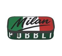 Bkdogkt Milan - Estuche de gran capacidad con impresión de 8,3 x 2 x 3,7 pulgadas, almacenamiento funcional para oficina y viajes