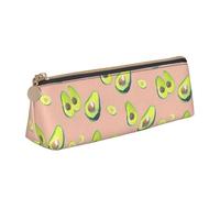 Bkdogkt Muchas imágenes de aguacate impresión bolsa de triángulo simple bolsa para bolígrafos maquillaje arte suministros diarios, blanco, talla única, Blanco 1, One size