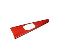 BKDONMAA Adhesivo for botón de Arranque/Parada del Coche, Cubierta for moldura Interior Compatible con BMW Serie 3 F30/F30 LCI/F31/F31 LCI/F34 GT/4 SE, Fibra de Carbono auténtica(Red)