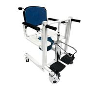 BKEKM Elevador de Paciente hidráulico para Silla de Ruedas con Asiento Dividido de 180 ° y cuña, Elevador médico, Silla de Transferencia, Elevador de Transferencia de Metal portátil