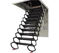 BKEKM Escalera eléctrica Plegable for ático, abatible, telescópica y Oculta for el hogar.(70 * 120cm)