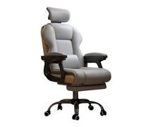 BKEKM Silla de Escritorio Silla ejecutiva reclinable, Silla de Escritorio de Altura Ajustable con reposapiés, Silla de Oficina para el hogar, Oficina, Silla para Ordenador, sillón Cómodo