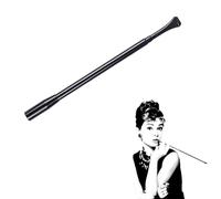 Bkemkri Porta Cigarrillos, Punta de Metal, Boquilla Cigarrillo Extensible, Pitilleras para Cigarrillos Mujer Reutilizable, Boquilla Cigarrillo Larga à la Audrey Hepburn, Accesorios de Fiesta y Cosplay