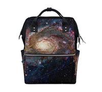 BKEOY - Mochila para pañales, diseño de nebulosa de galaxia, multifunción, para mamá, papá, unisex