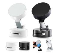 BKEPDY 2 Piezas Soporte Movil Coche Plegable N52 Imanes Fuerte con Placas Metálicas Accesorios Coche Magnetic Car Phone Holder Compatibles con Smartphones