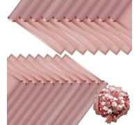 BKEPDY 20 Hojas Papel Envoltorio Negro Elegante Borde Dorado Papel Embalaje Ramos Flores Envolver Regalos Decorativo Artesanal