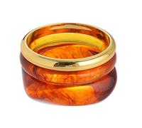 BKEPDY 3 Piezas Pulseras en Resina Mujer Brazaletes Irregular Geométricos Pulsera Colorida Minimalistas Apilable Accesorio para Ocasiones Especiales y Uso Diario (Set C)