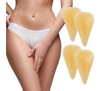 BKEPDY 4 Piezas Corrector de Dedos Camello Silicona Almohadilla Privada sin Costuras Reutilizables Invisibles Impermeables para Mujer Leggings y Trajes Baño