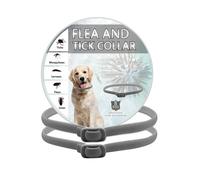 BKEPDY Collar Antiparasitario contra Pulgas y Garrapatas para Perros y Gatos Ajustable para Cualquiera Razas y Tamaños 8 Meses de Protección 65cm Materiales con Aceites Esenciales 2 Piezas