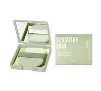BKEPDY Espejo compacto con papel absorbente de aceite + Esponja de maquillaje + Caja portátil para retoques + Accesorios de belleza esenciales + Brochas y utensilios de maquillaje de alta calidad