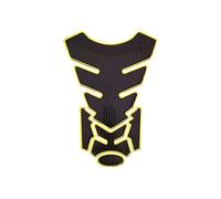 BKEPDY Protector de Deposito Protector Tanque Moto Pegatinas 3D Almohadilla Deposito Moto para Moto de Pescado del Estilo del Hueso Calcomanías del Tanque de la Motocicleta (Dorado)