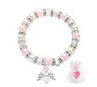 BKEPDY Pulsera de Mujer Bohemia con perlas Cristal Reduce ei EstréS y Alivia la Ansiedad Pulsera e Moda para Accesorios Mano Regalo Adecuado Mujeres CumpleañOs（#A）