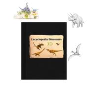 BKGBQAOW Enciclopedia Dinosaurios Adulto, Libros De Dinosaurios PrehistóRicos En 3d Que Se Pueden Ver Repetidamente, Con Una ExplicacióN Completa De MúLtiples Especies