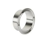 BKGWCSOR 1pcs OD 12.7mm Pipe Weld Ferrule Tri Clamp Type Stainless Steel Flange Sus 304 0.5" Ferrule Lengthened Connection