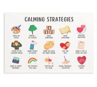 BKGWCSOR Grounding Techniques Poster Calming Strategies Montessori Decor