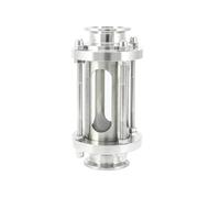 BKGWCSOR with Cover Fit 25mm Tube OD x 1.5" Tri Clamp Homebrew Diopter Flow Sight Glass SUS304 Stainless