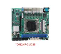 BKHD C612 10 Bay NAS ITX E5-2600 V3/V4 Haswell-EP Broadwell-EP C612 6Lan Motherboard for Soft Router E5 X99 Server