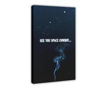 BKHJSASU Farewell, Space Cowboys - Póster de lona para decoración de dormitorio, oficina, habitación, regalo, 40 x 60 cm
