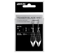 BKK Hoja Spinner para peces de goma y sistemas de peces depredadores para pesca de cebo artificial Teaser Blade WS1, tamaño: XL