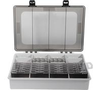 BKK Sistema de almacenamiento de aparejos OCD, kit de inicio (incluye 1 caja de aparejos OCD, 20 cajas de accesorios medianas y 8 cajas de accesorios pequeñas)