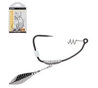 BKK TITANDIVER - Gancho de plástico Suave | Paquete de 2 | 2X | Punta de Gancho de Aguja | Revestimiento súper Deslizante | Plomo Fijo | Hoja de Avance extraíble | Muelle de Bloqueo | Pesca sin Malas