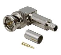 BKL Electronic 0401218 0401218 conector BNC macho acodado 50 Ω 1 unidad