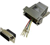 BKL Electronic 10121117 - Adaptador D-SUB macho de 15 pines a RJ12 hembra (1 unidad)