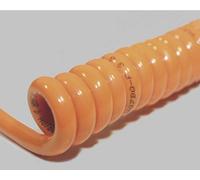 BKL Electronic 1506119 Spiralkabel H05BQ-F 800 mm/3200 mm 3 G 0,75 mm² Orange, 1 unidad