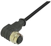 BKL Electronic 2702014 - Cable de conexión para sensores/actuador M12, acodado de 10 m, número de polos: 4, 1 unidad.