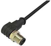 BKL Electronic 2702028 Cable de conexión para sensores/actuador M12, acodado 5 m, número de polos: 3 1 unidad.