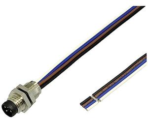BKL Electronic 2703007 Sensor/Aktor Einbaubuchse M12 0.5m Polzahl: 4 1St.