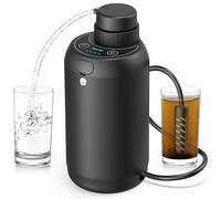 BKLES Filtro de agua eléctrico portátil de camping 0,01 micrones 5 etapas filtro con iluminación de emergencia adecuado para grupos individuales o pequeños al aire libre supervivencia purificador de agua de emergencia BK2000