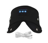 Bkljkf - Auriculares de sueño para Dormir en el Lado - Diadema de máscara de Noche con música - Ocular Resistente al Sudor con Auriculares inalámbricos - Mujer Deporte Running Viaje Yoga