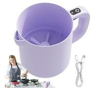 Bkljkf Batidora Eléctrica | Batidora Arrocera con Tazón Limpiador | Tazón Mezclador 1 Litro, Filtro Portátil, Utensilios De Repostería y Cocina Para Amasar, Batir y Limpiar