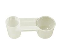 Bkljkf Bebedero para Aves | Bebedero para Pájaros De Jaula con Botella - Dispensador Transparente de Doble Salida para Gallinas, Jilgueros, Periquitos, Loros, Carboneros, Jardín y Hogar