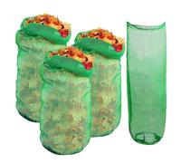 Bkljkf Bolsa para Hojas de Jardín | Sacos Reutilizables Para Hojas Y Basura 4 Unidades,Recolector de con Cordón de Cierre para Limpieza de Entrada Porche Sendero Parque Balcón y Jardín