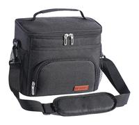 Bkljkf Bolsas de asas más frescas a prueba de fugas, lonchera para adultos | Bolsa térmica de gran capacidad | Contenedores de almuerzo para adultos, lonchera reutilizable, a prueba de fugas,